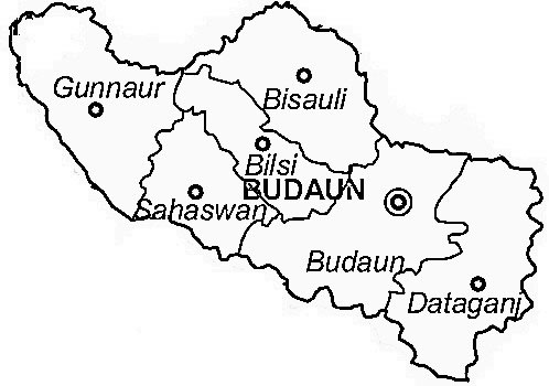 Budaun District | Budaun District Map