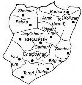 Bhojpur District | Bhojpur District Map