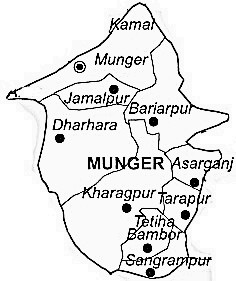 Munger District | Munger District Map